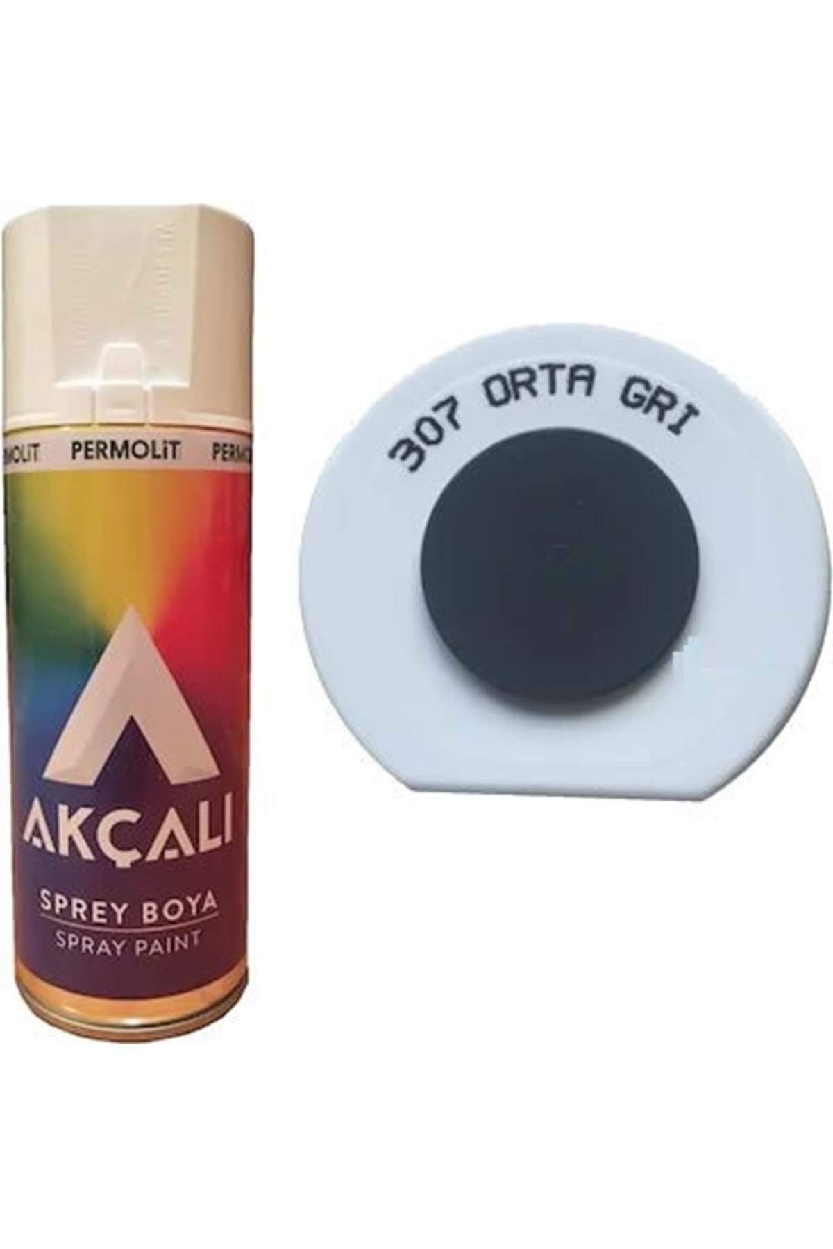 PERMOLİT Akçalı Sprey Boya 400 Ml 307 Orta Gri