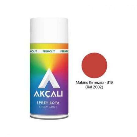 AKÇALI MAKİNA KIRMIZI SPREY BOYA 319