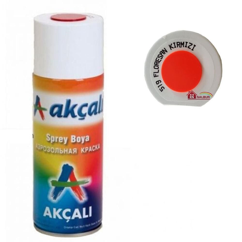 AKÇALI FLORASAN KIRMIZI SPREY BOYA 519