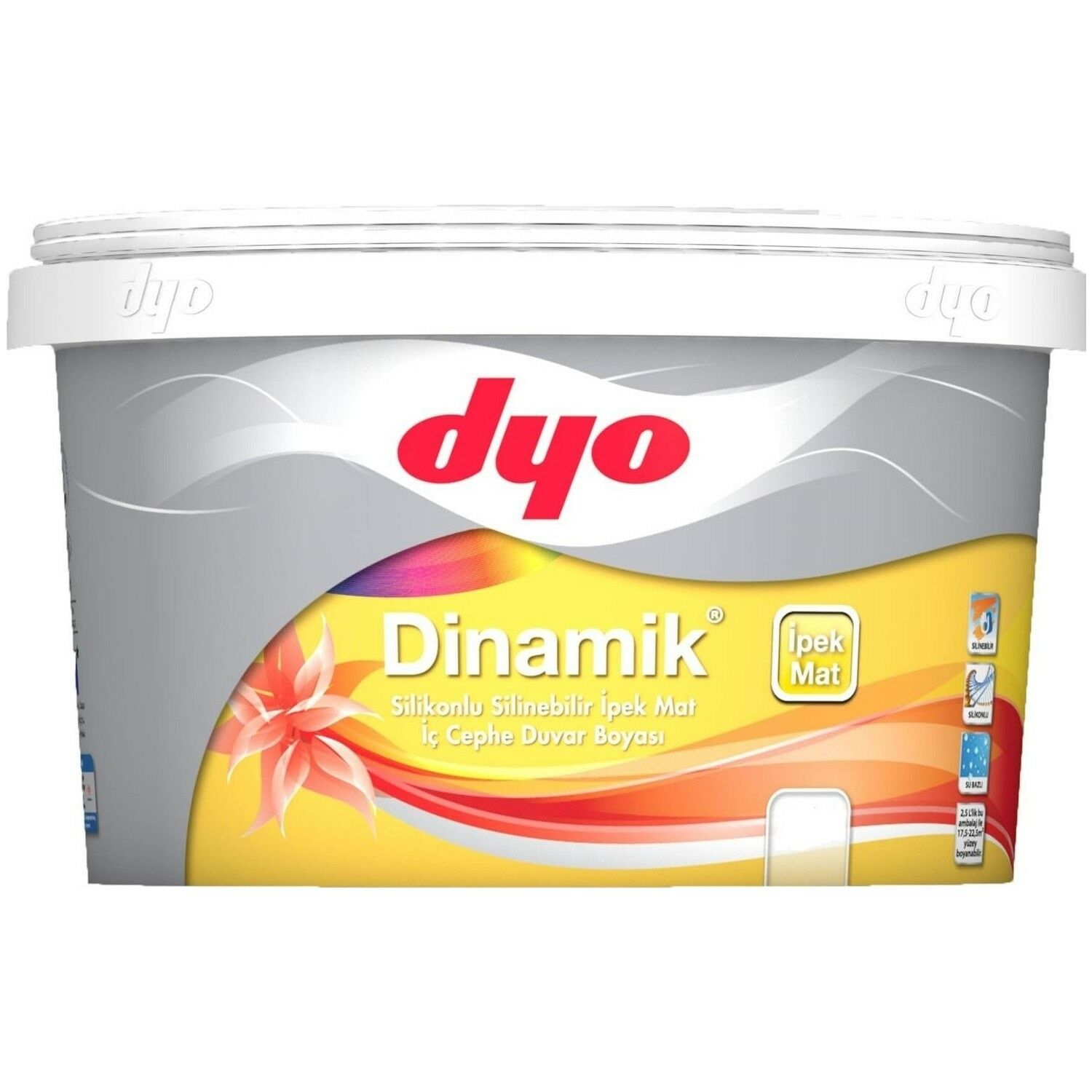 Şampanya KOD:0306 Dyo Dinamik Ipek Mat Iç Cephe Boyası 2,5 Lt