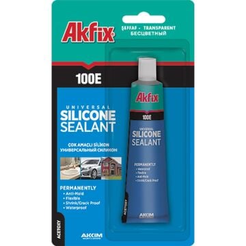 Akfix Ünv.Silikon  Beyaz Tüp 50 Ml.
