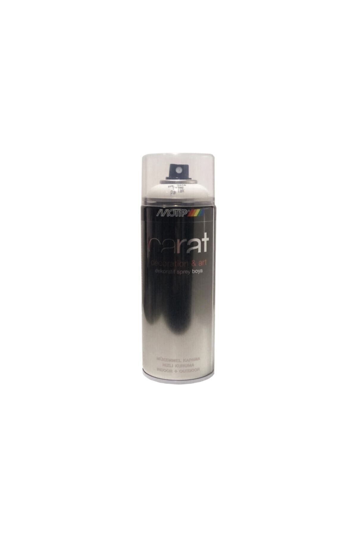 CARAT PARLAK  BEYAZ SPREY BOYA RAL 9010