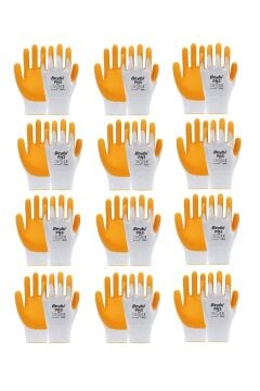 Beybi Pn3 Nitril Sarı Iş Eldiveni 10 Beden - 12 Çift