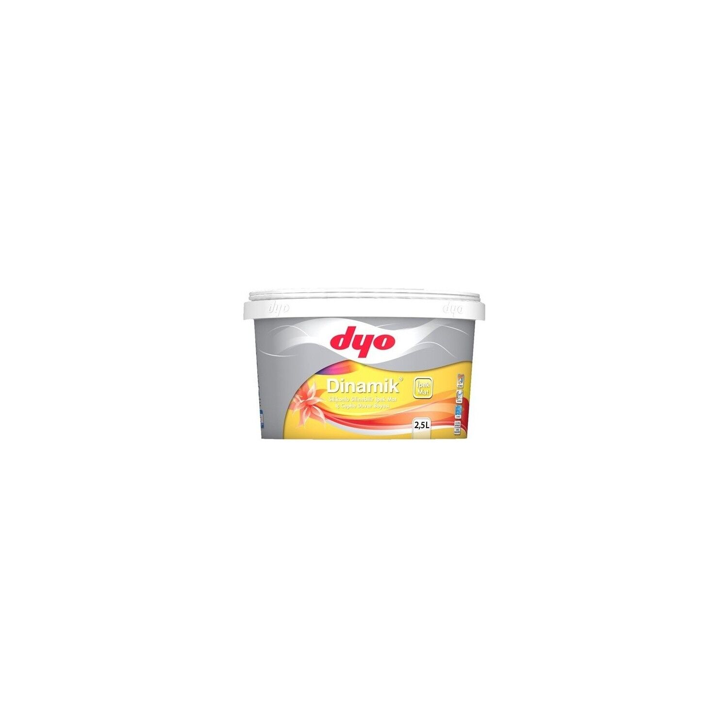 2,5 lt 0001 BEYAZ DİNAMİK  SİL.PLS.