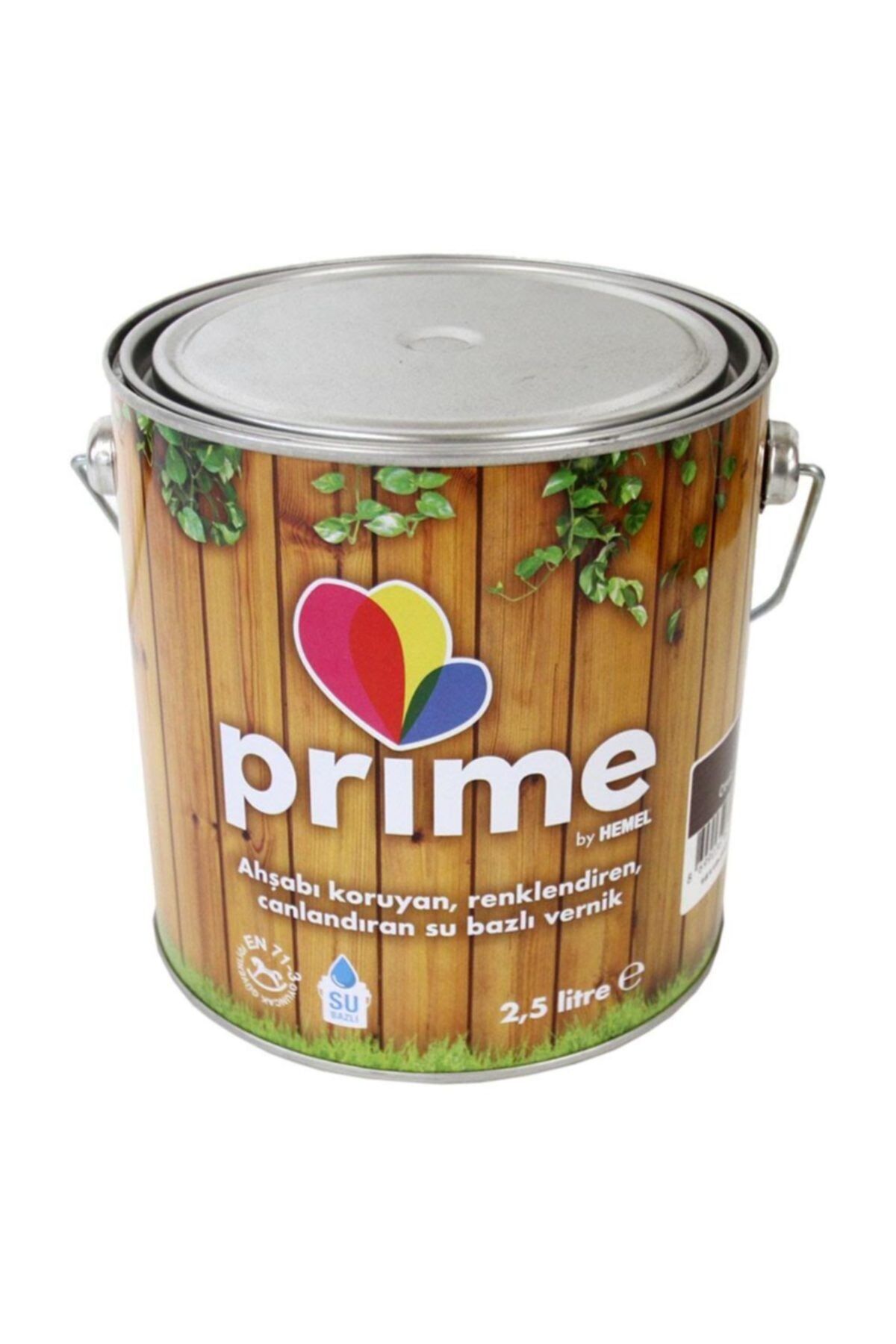 Prime Su Bazlı - Aqua Renk  2,5 Lt-Vernik Fındık