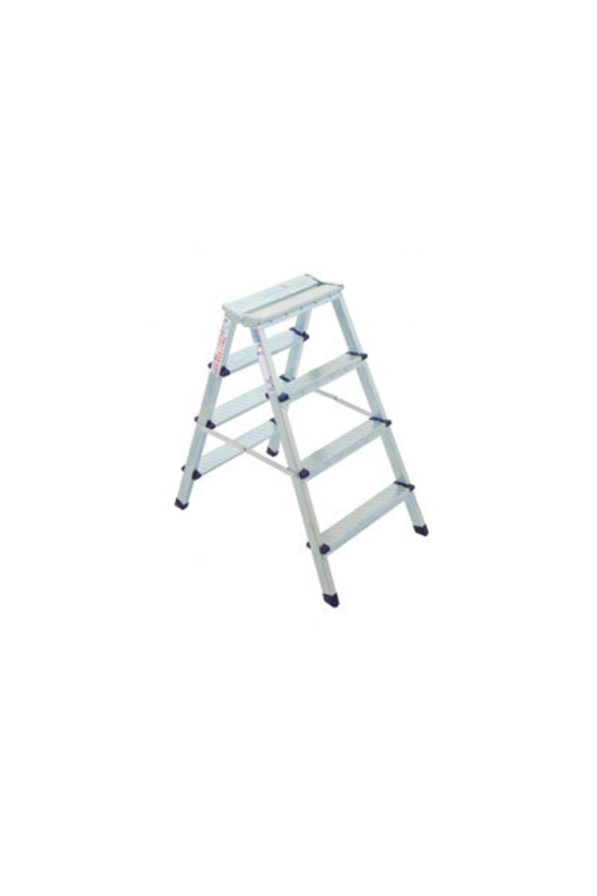 4 X 4 ÇİFT TARAFLI  METAL MERDİVEN