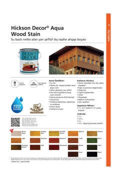 Aqua Afrormosia 2,5 Lt. Hıckson Dekor Hemel