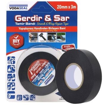 VODASEAL GERDİR SAR TAMİR BAND 20 MM X3 MT SİYAH