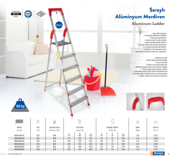 SARAYLI Alüminyum Merdiven