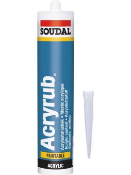 Acryrub Silikonize Mastik 500 gr Soudal