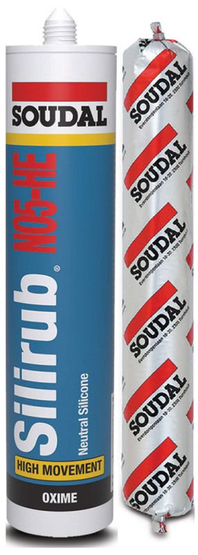 Silirub NO5-HE Nötr Cephe Silikonu 300 ml Soudal