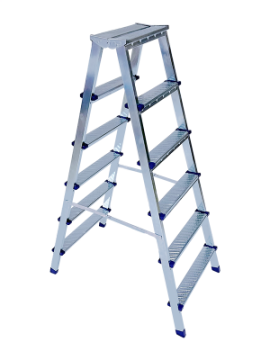 SARAYLI Çift Çıkışlı Metal Merdiven