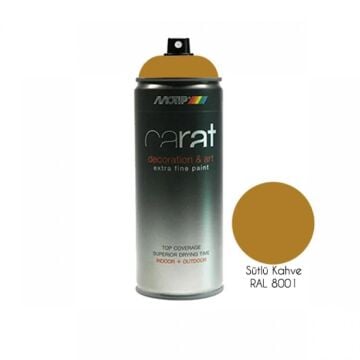 CARAT SÜTLÜ KAHVE SPREY BOYA RAL 8001