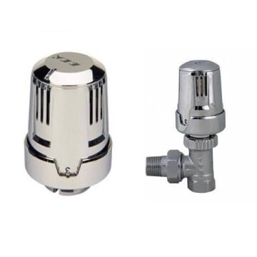 ECA KROM TERMOSTATİK RAD. VANASI KÖŞE  1/2