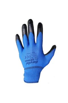 BEYBİ NİTRİL ÖRME  ELDİVEN - ZEBRA - KIRMIZI-SİYAH-MAVİ