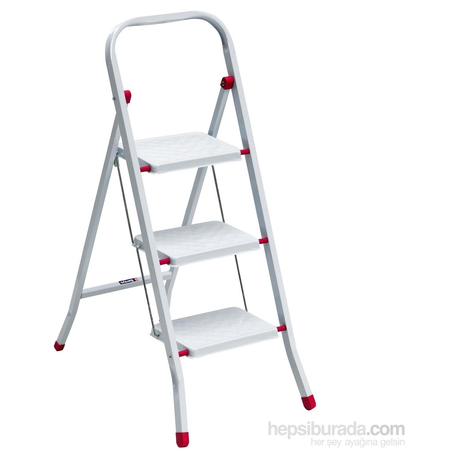 3' Lü Pratik Metal Merdiven