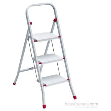 3' Lü Pratik Metal Merdiven