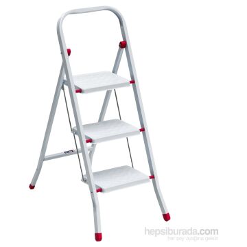 3' Lü Pratik Metal Merdiven