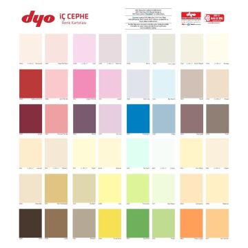 Şampanya KOD:0306 Dyo Dinamik Ipek Mat Iç Cephe Boyası 2,5 Lt