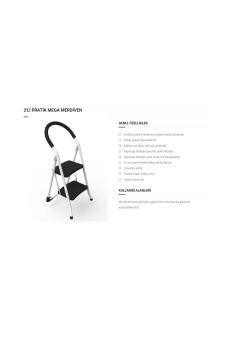 2' li PRATİK MEGA METAL MERDİVEN