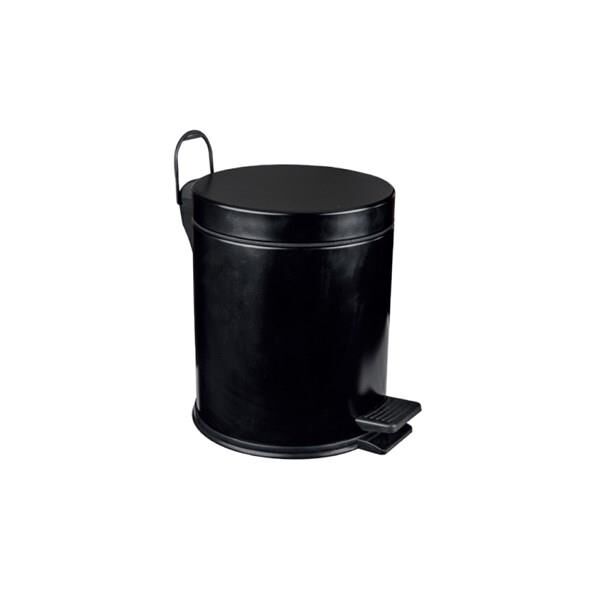 3 Lt.Standart Çöp Kovası Boyalı Siyah Maxiflow