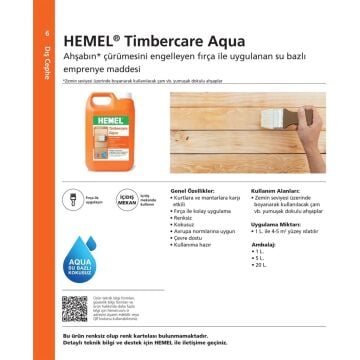 EMPRENYE 1lt. TİMBERCARE AQUA HEMEL