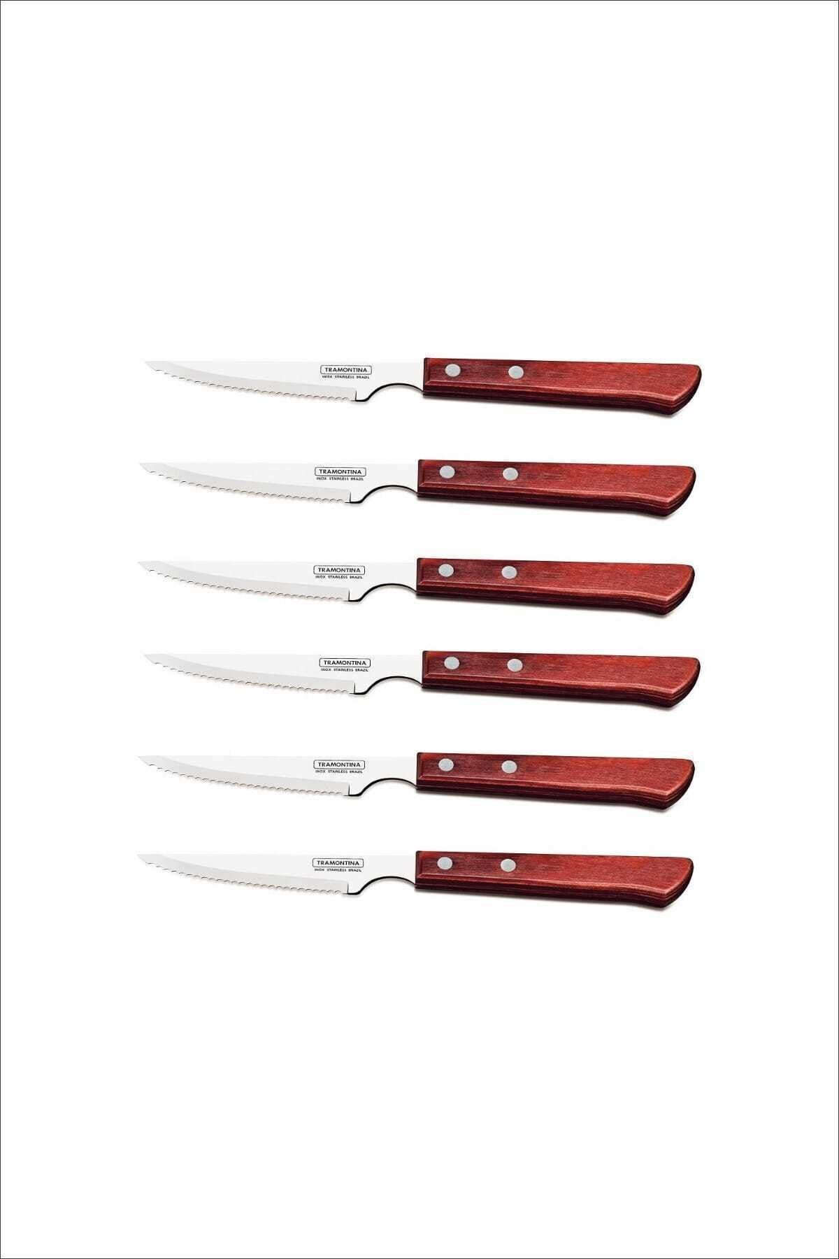 6 Adet Polywood Sap Steak Et Bıçağı